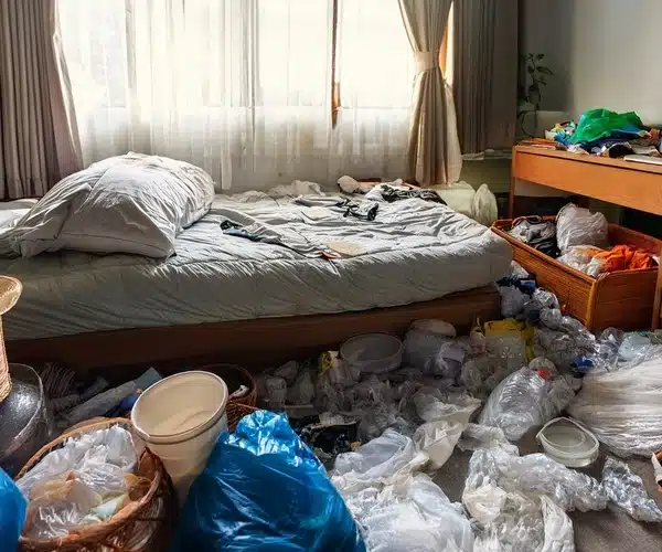 Desinfektion eines vermüllten Zimmers